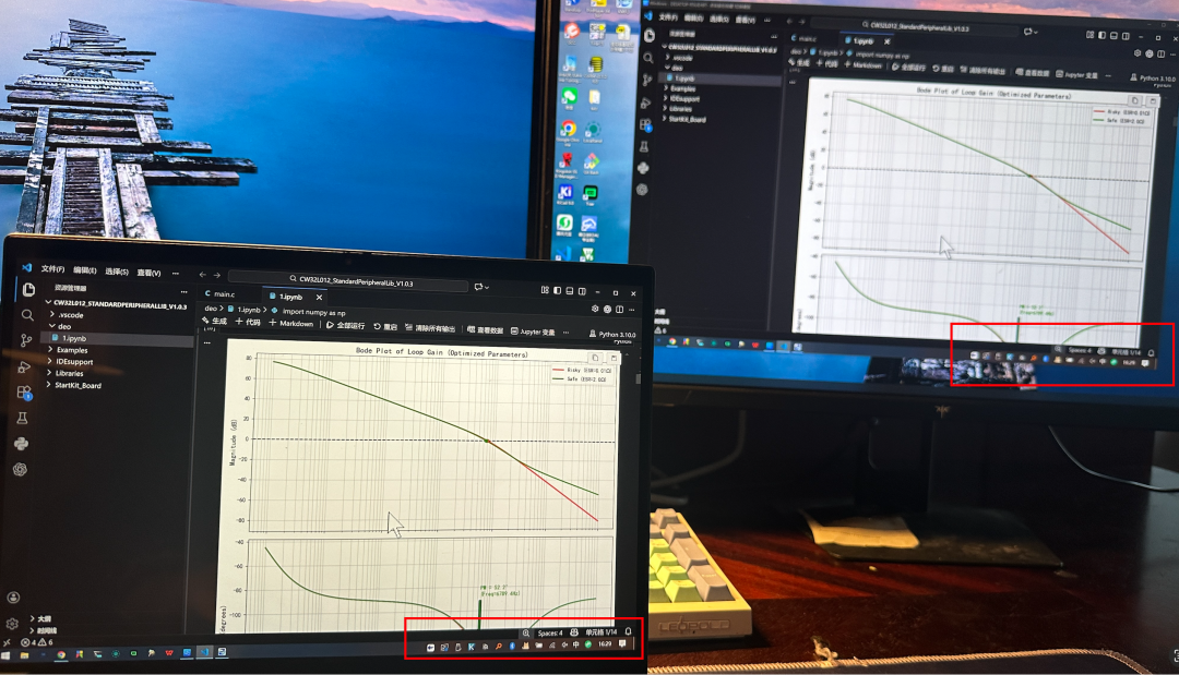 X1C 直接通过 USB 投到后面的屏幕上面