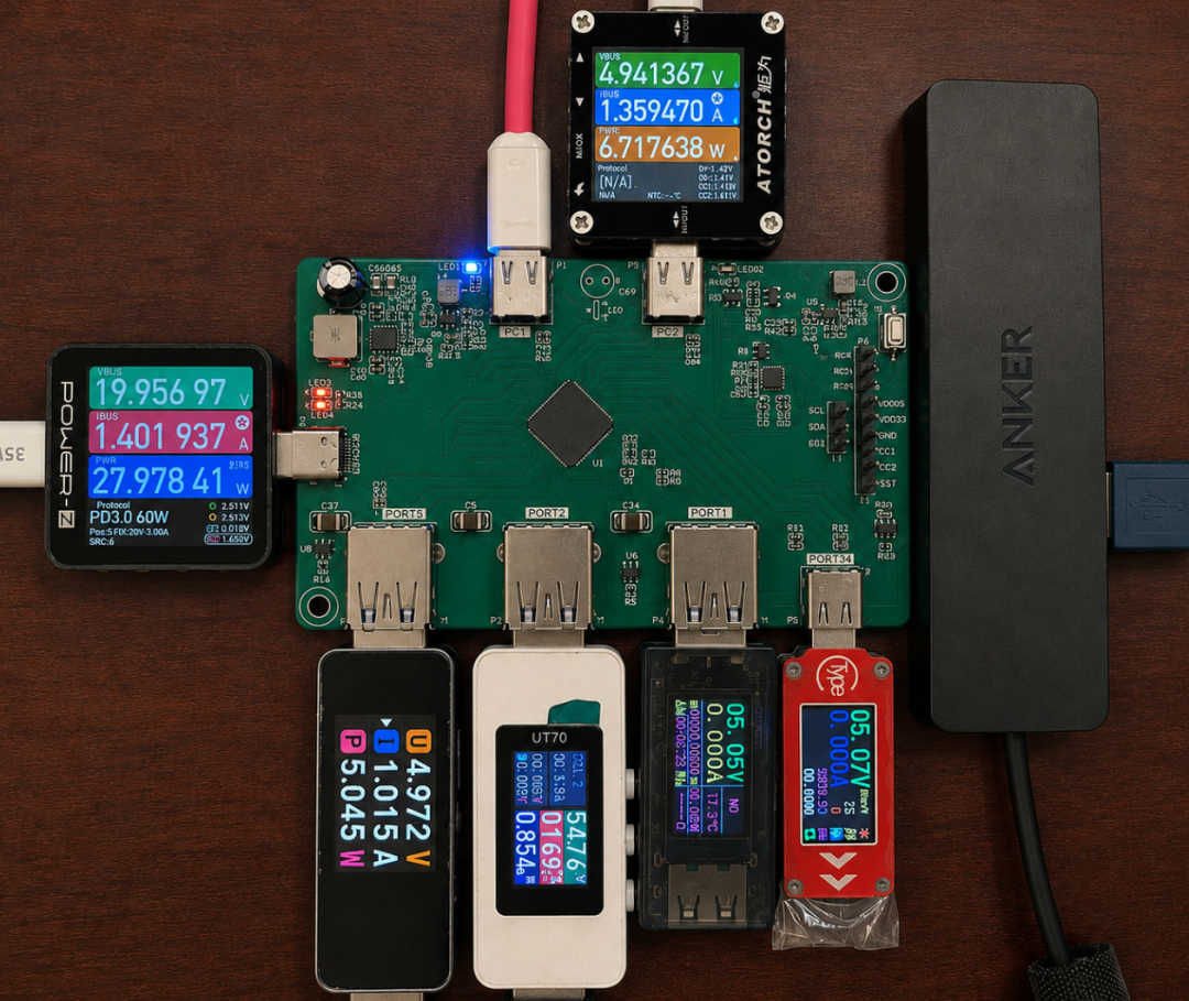 重要的是 USB-Hub 的拓扑
