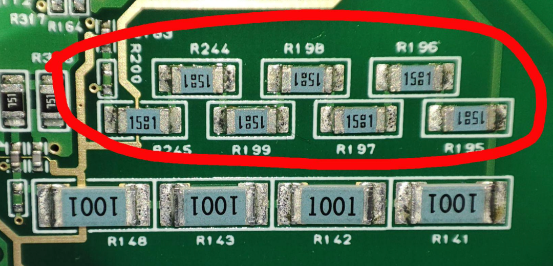 这些电阻都是定做的：KOA Speer