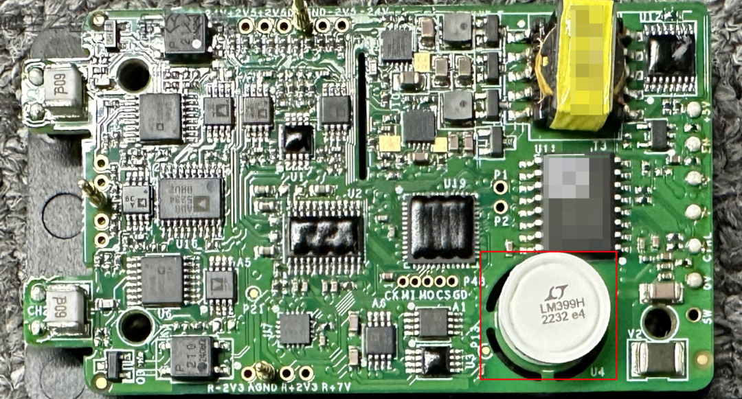 因为这个小表里面的 REF 还就是 LM399