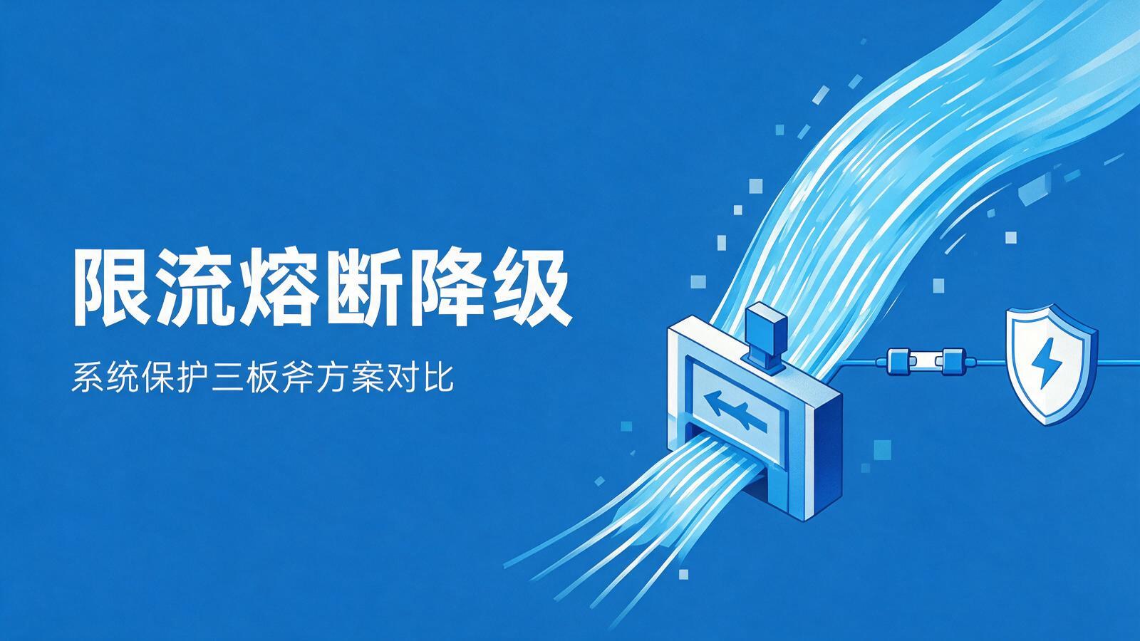 一个接口被打爆，全站跟着挂？限流、熔断、降级三种保护方案对比