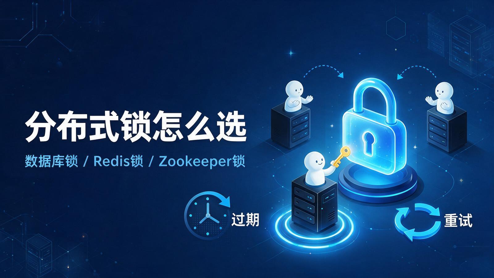 两个服务同时抢一张订单怎么办？分布式锁三种方案对比