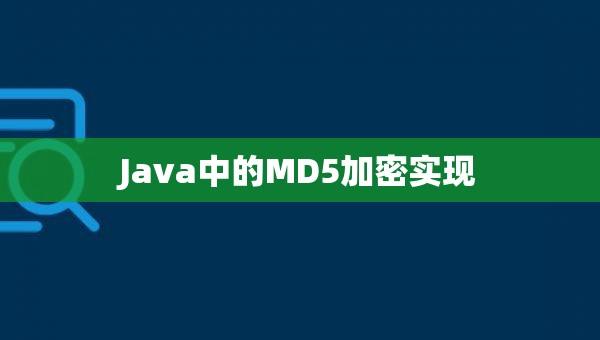 Java中的MD5加密实现