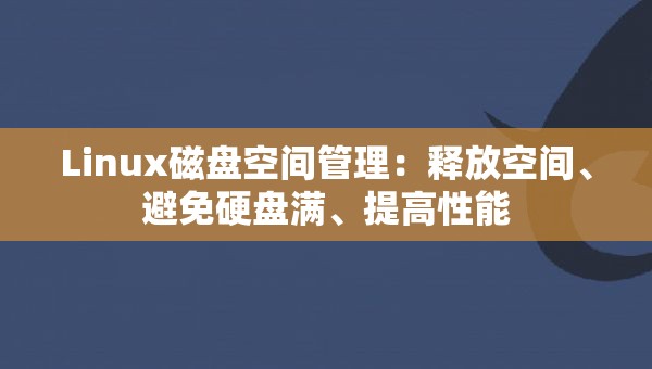 Linux磁盘空间管理：释放空间、避免硬盘满、提高性能