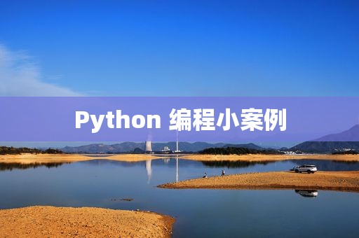 Python 编程小案例