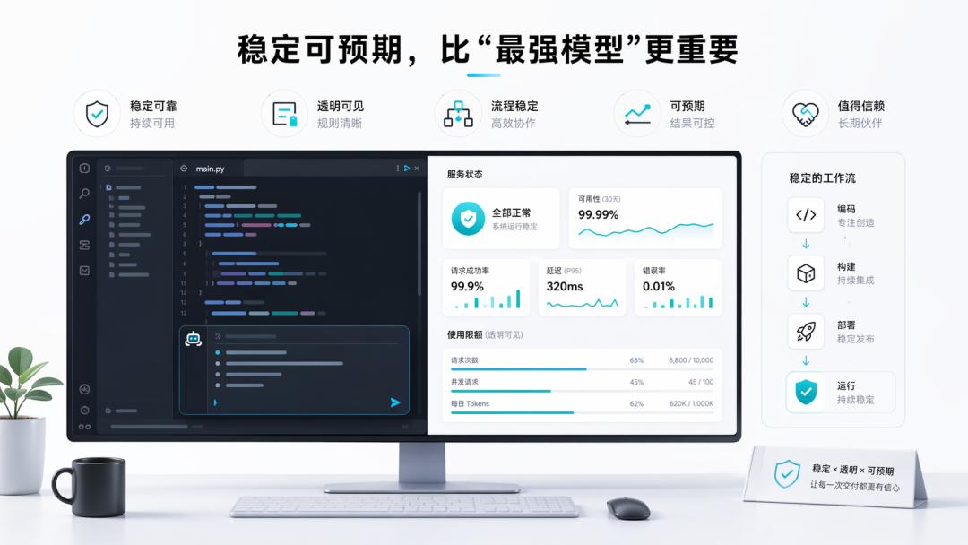 稳定可预期比最强模型更重要