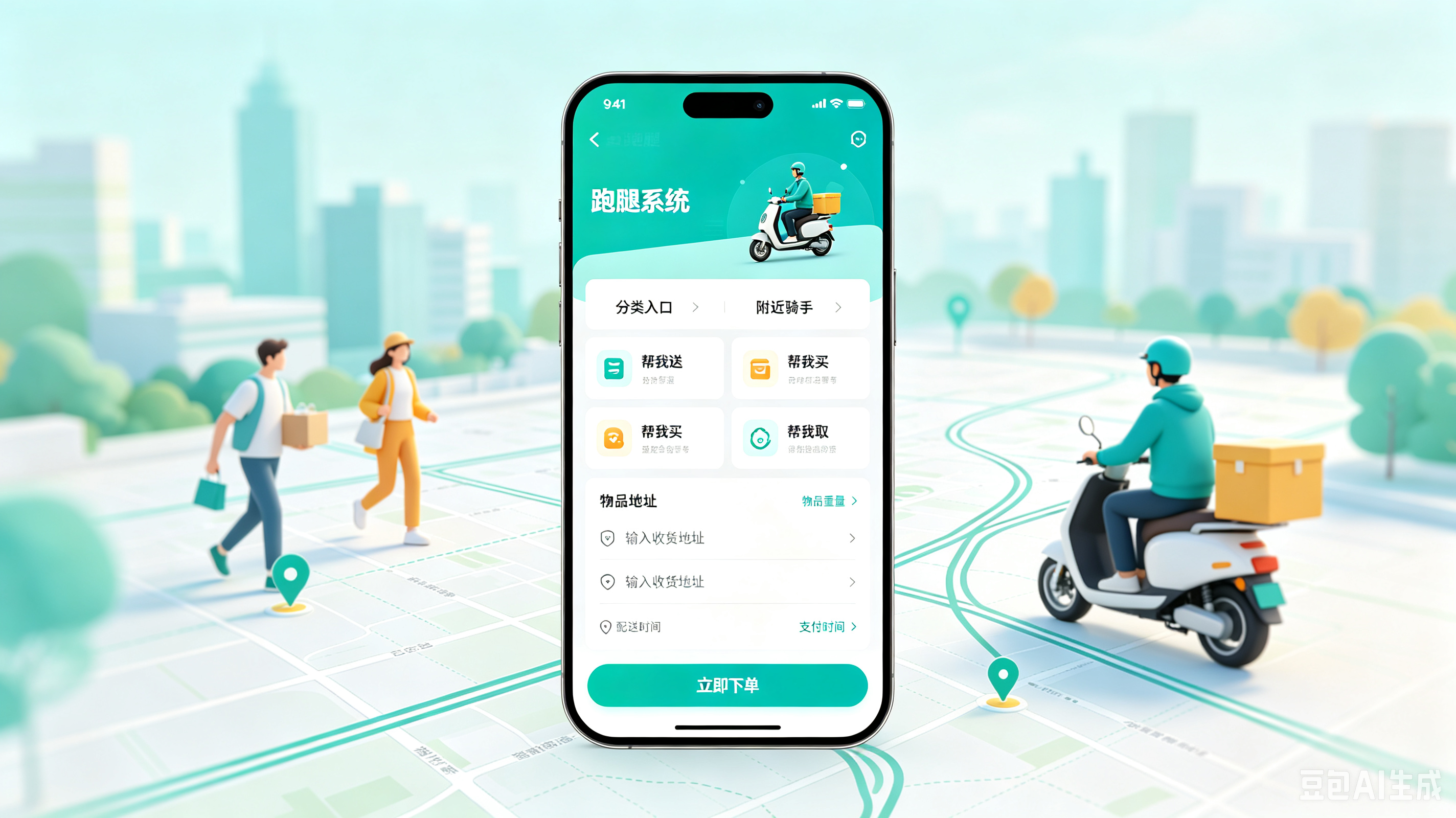 跑腿系统开发