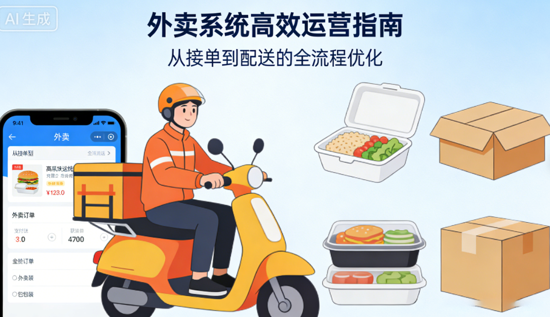 外卖配送系统搭建