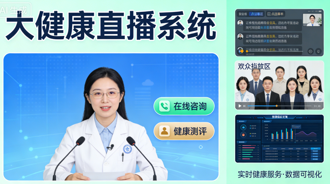 大健康直播系统开发