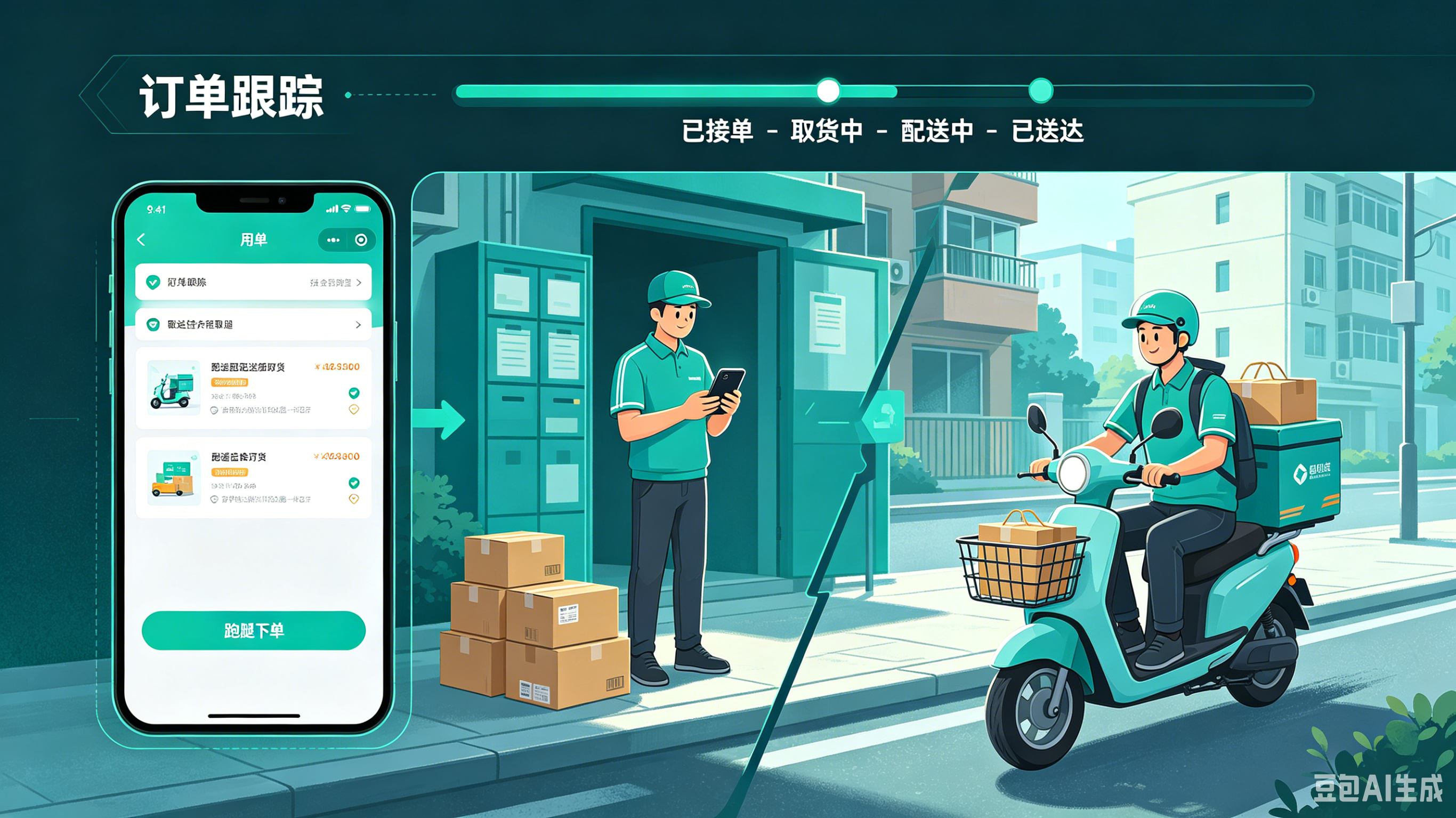 跑腿配送系统搭建