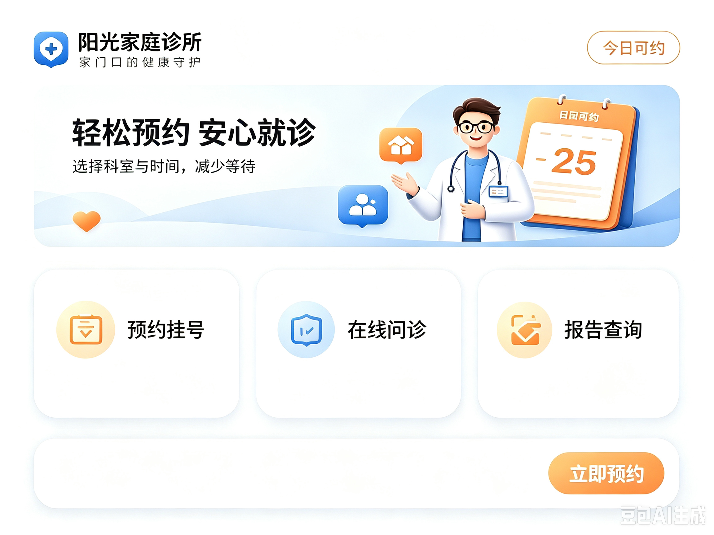 医疗诊所小程序
