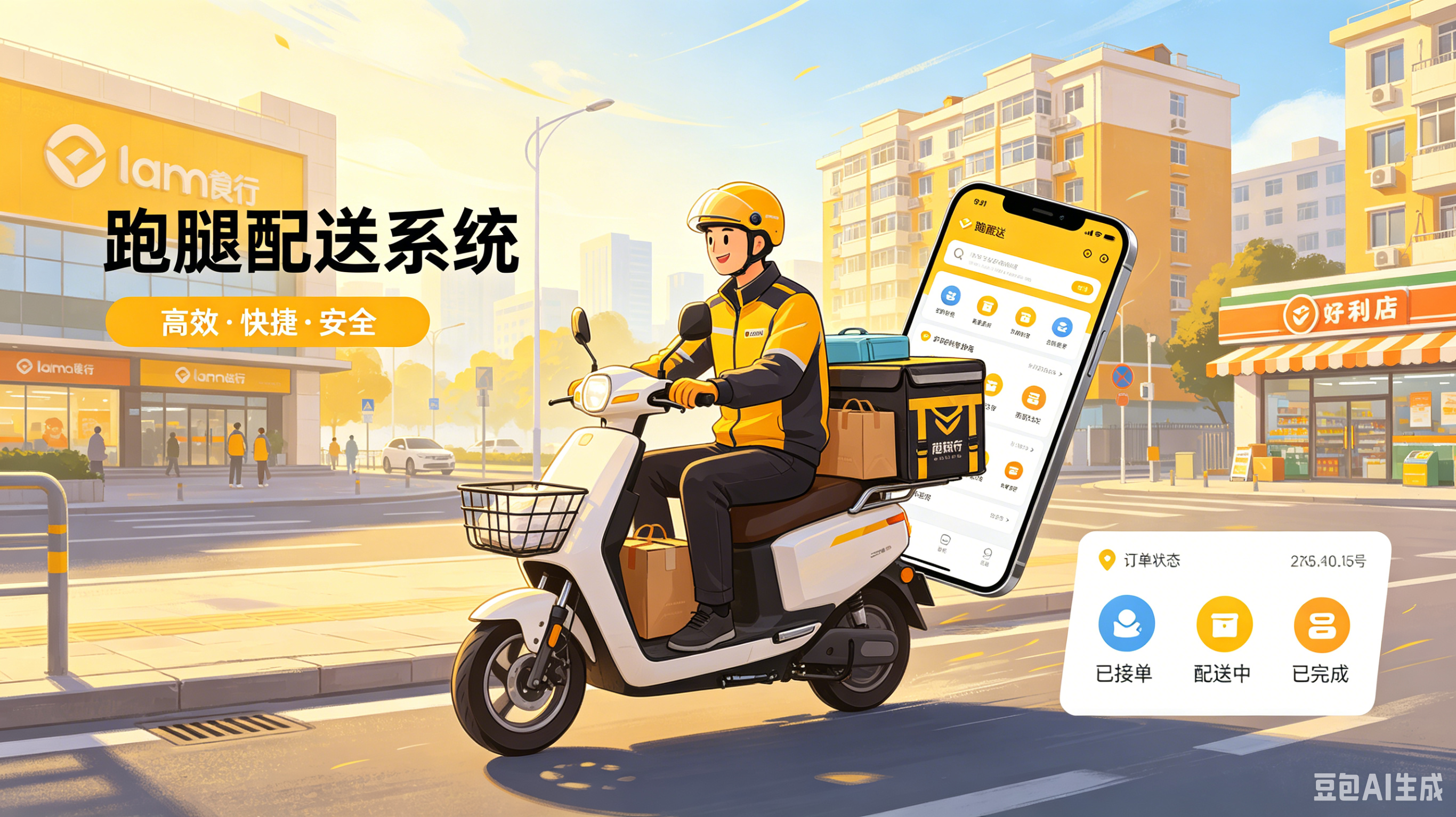 跑腿配送系统搭建