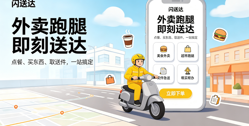 外卖跑腿小程序开发