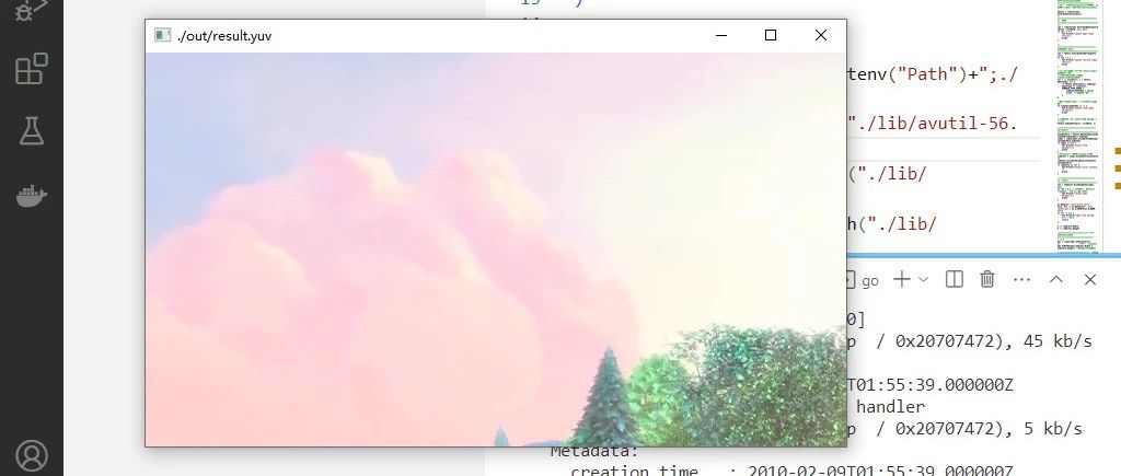 2023-02-23：请用go语言调用ffmpeg，解码mp4文件并保存为YUV420P格式文件。