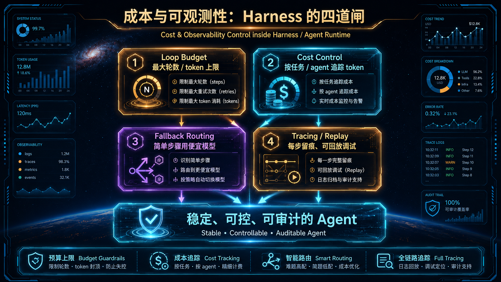 成本与可观测性:Harness 的四道闸.png