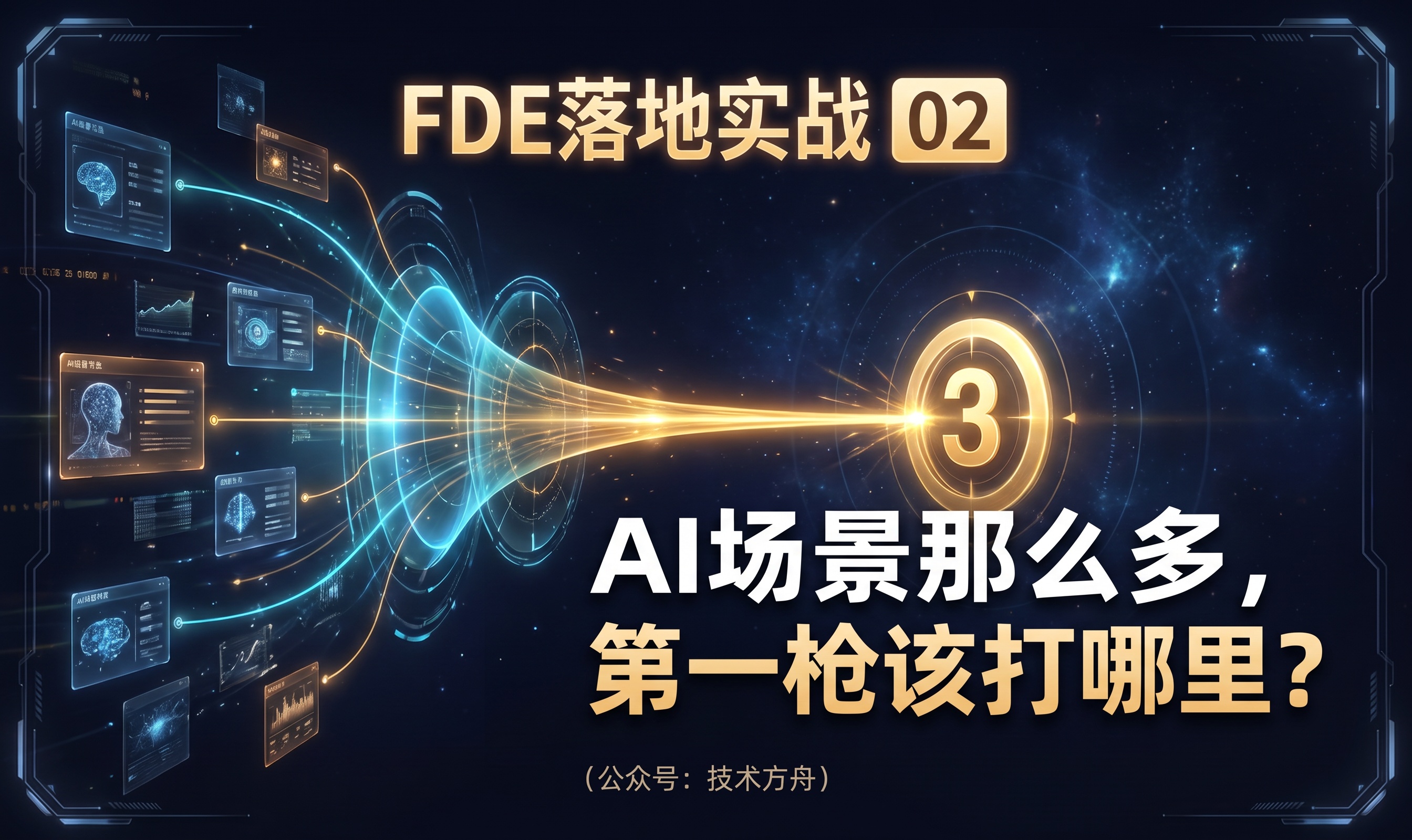 FDE落地实战 02｜AI场景那么多，第一枪该打哪里？