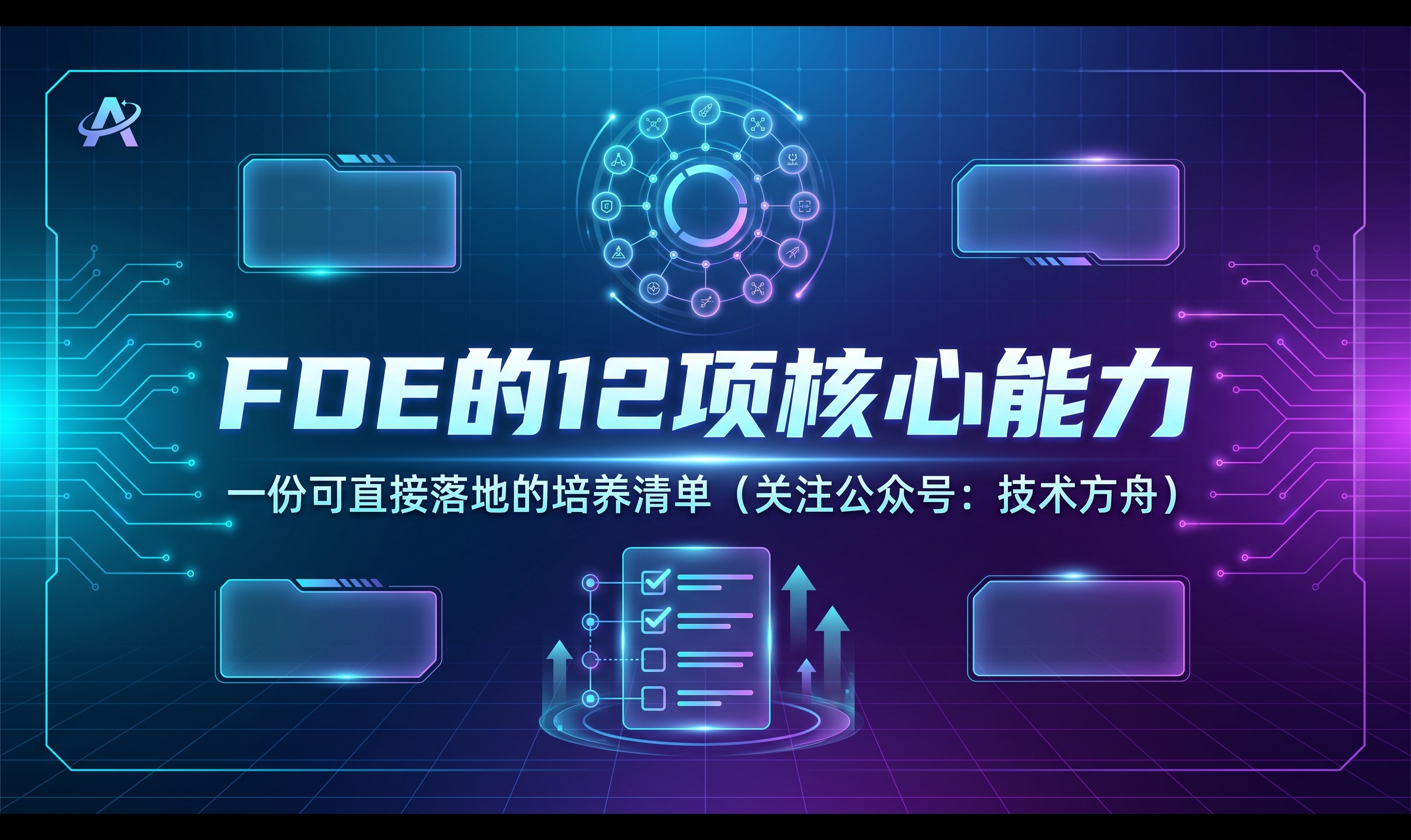 FDE的12项核心能力：一份可直接落地的培养清单（建议收藏）