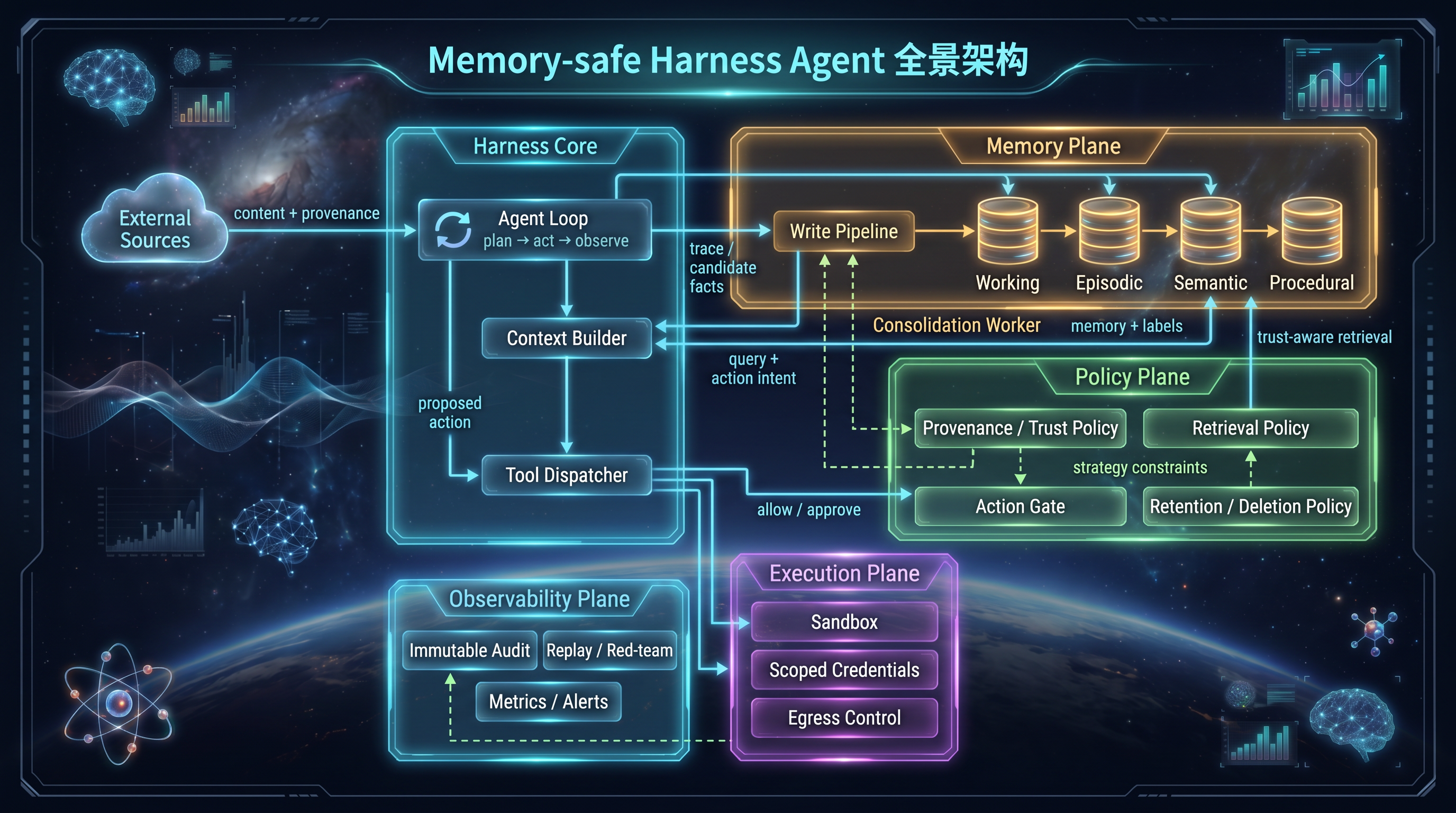 Memory-safe Harness Agent 全景架构.png