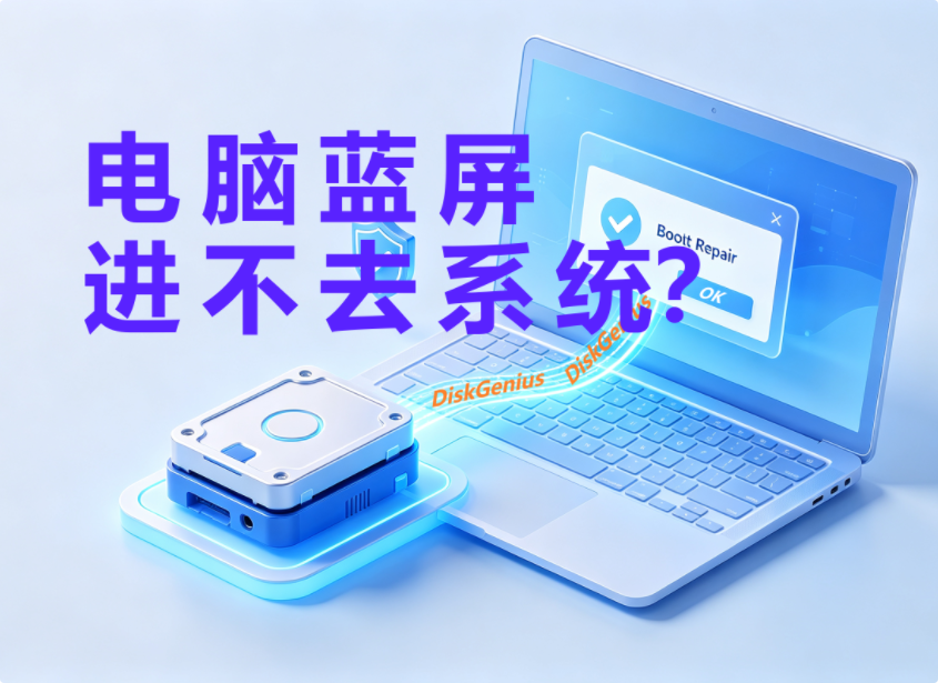 电脑蓝屏进不去系统？先别重装，试试这个方法