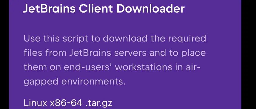 全平台可用的 JetBrains Client Downloader
