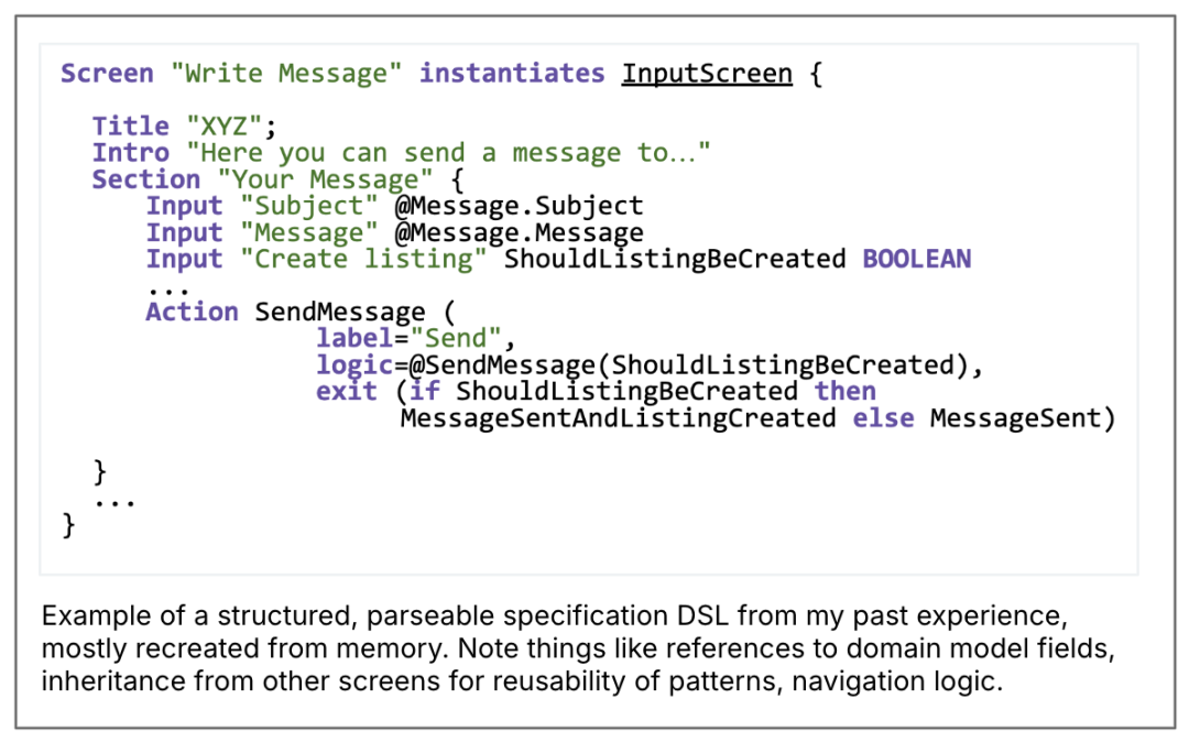 SDD GUI DSL Example