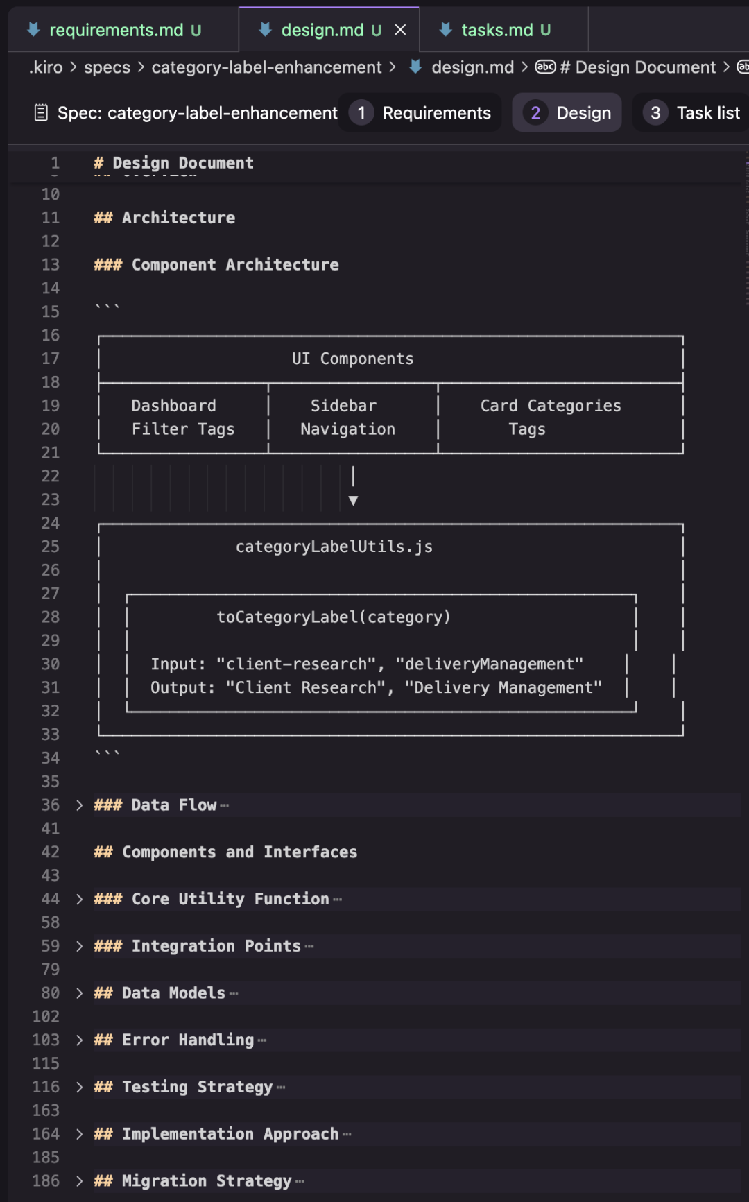 Kiro Design Example