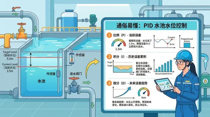 PID原理解释信息图