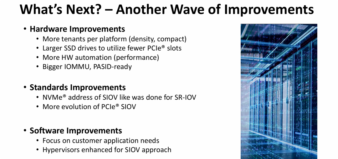SIOV 在硬件、标准和软件三个层面必须进行的具体改进