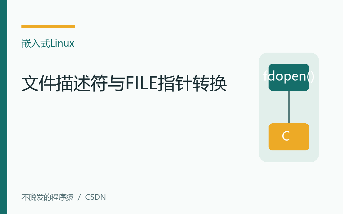 Linux文件描述符与FILE指针互相转换