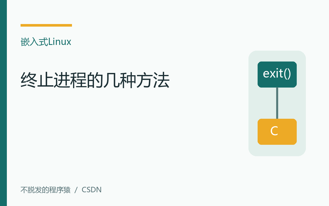 Linux应用程序中终止进程的几种方法