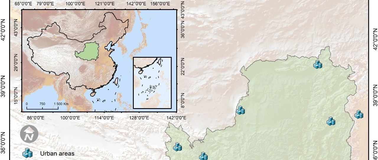 地科Python数据分析案例 | 绘制黄土高原局部区域的沟壑覆盖度分析图