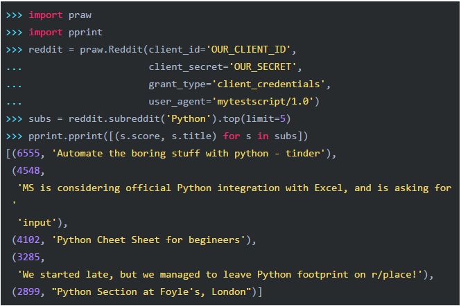 Python 写法