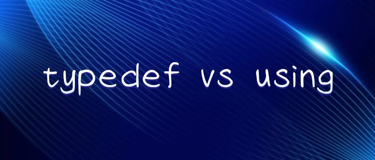 typedef vs using