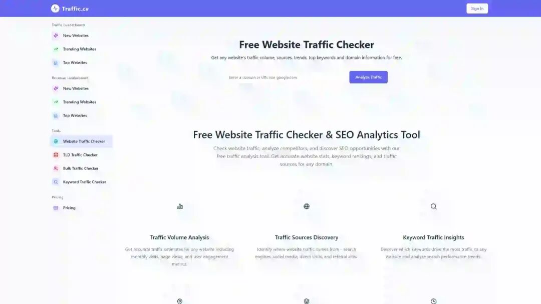 Free Website Traffic Checker