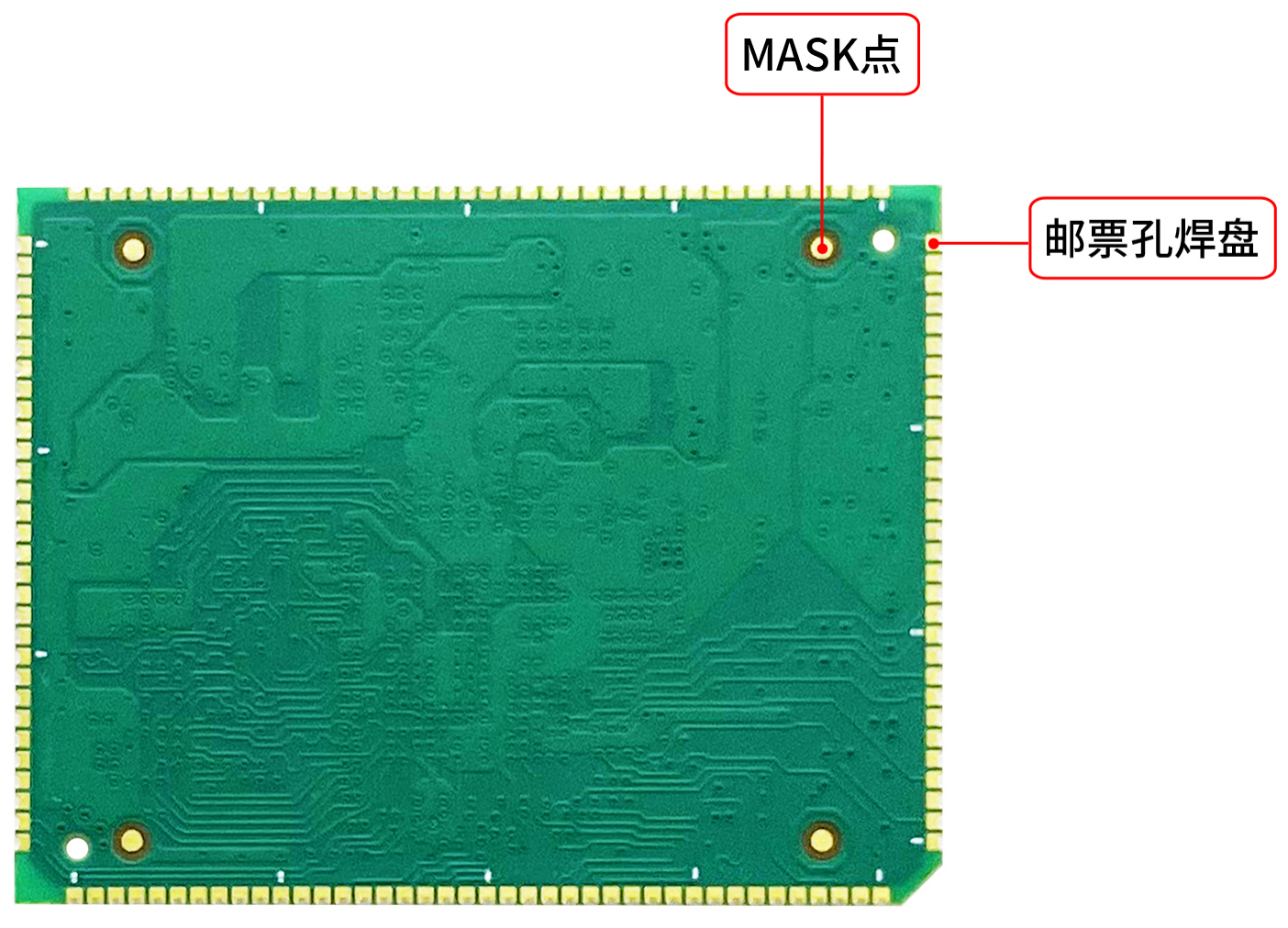 图 3 核心板背面实物图