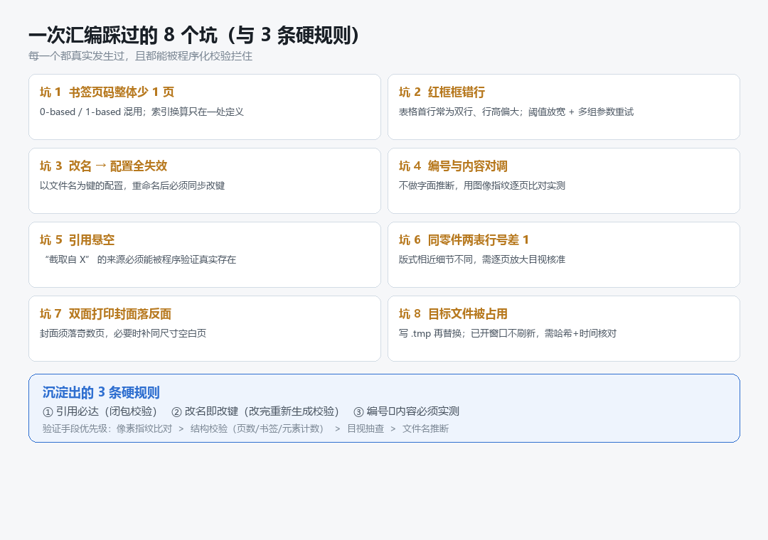 一次汇编踩过的 8 个坑与 3 条硬规则