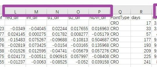 Python将表格文件的指定列依次上移一行