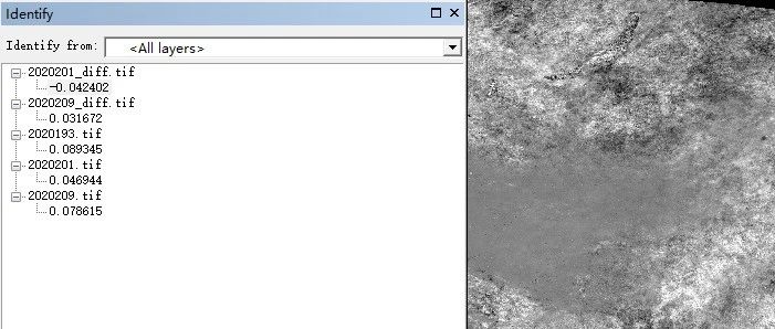 Python GDAL批量求取栅格文件两两之差