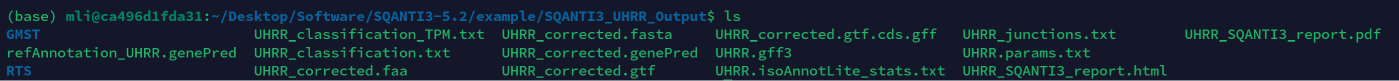 图4. UHRR数据Sqanti3_QC结果文件