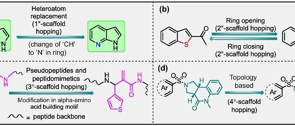 Drug Discov Today｜骨架跃迁策略在药物研发中的应用