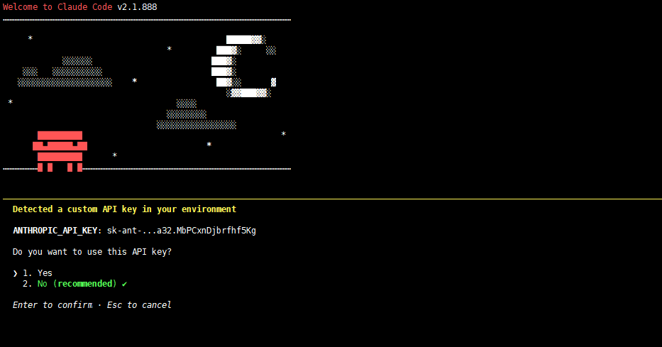 选择是 因为我们已经手动配置API了