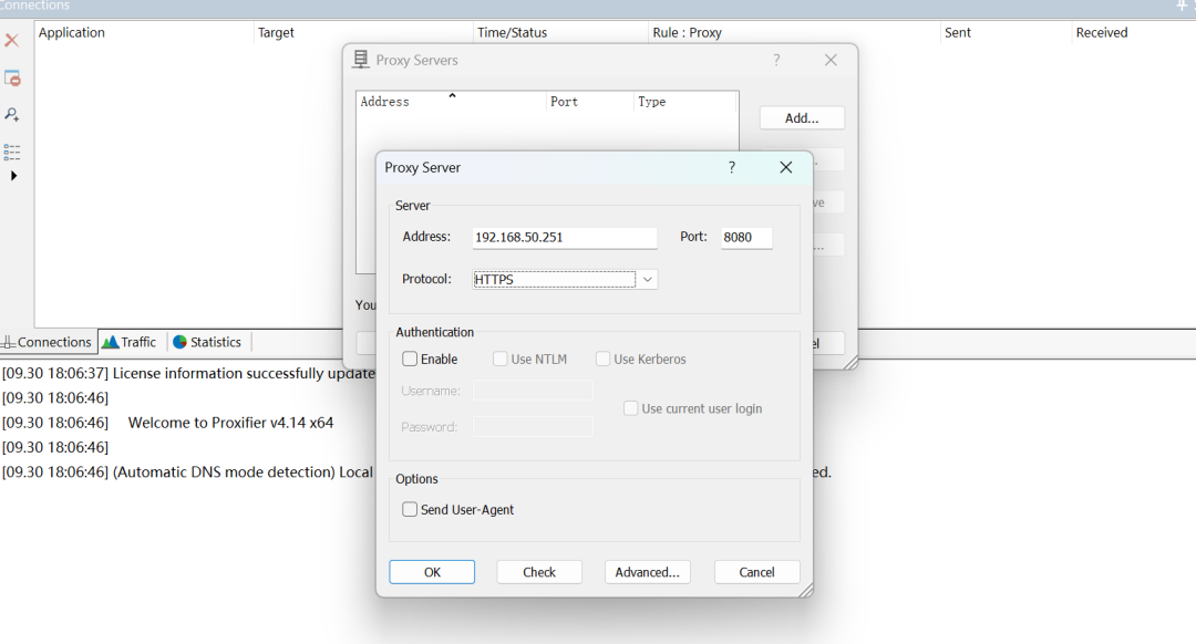 注意这里协议为HTTPS