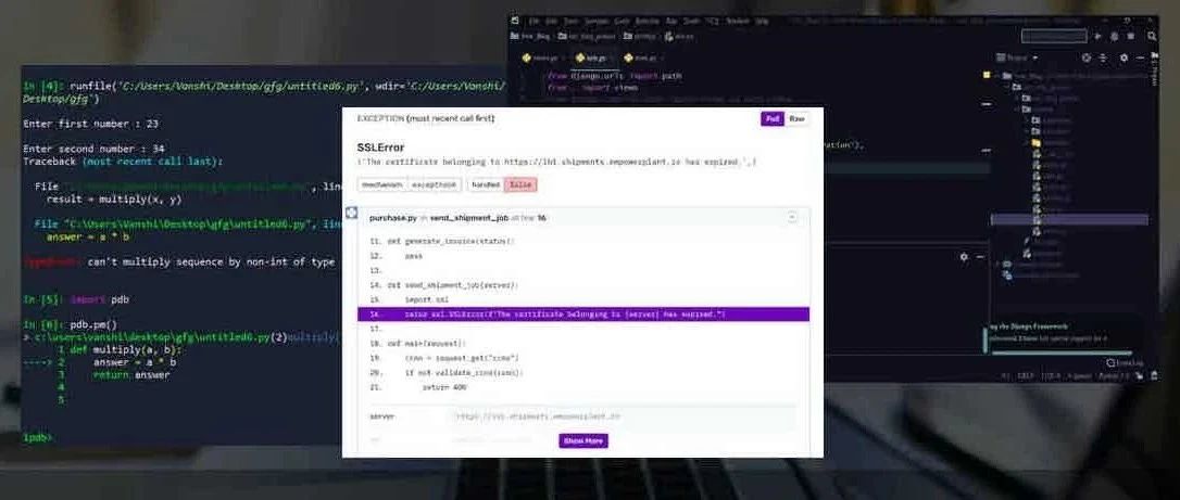 总结了 9 个绝佳的 Python Debug 工具