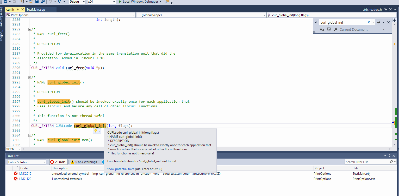 让cURL与VisualStudio2017合作-腾讯云开发者社区-腾讯云