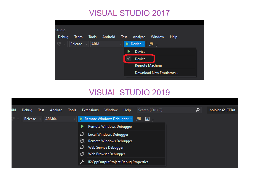 Visual 2019 uwp 