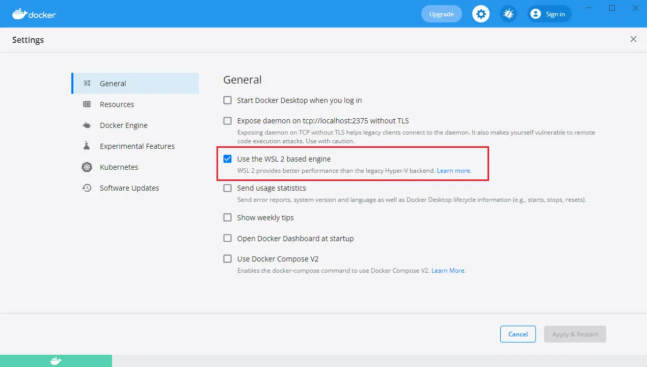 Windows 系统使用 docker 本地安装并运行 Sentry
