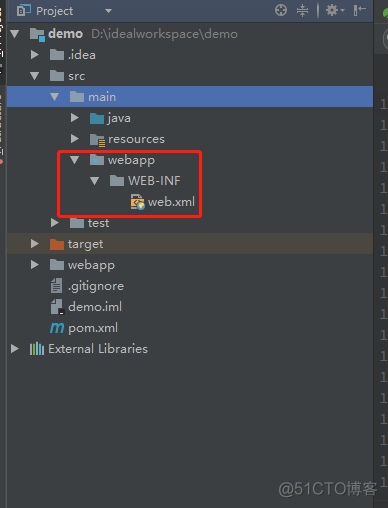 IDEA新建maven项目漏掉webapp目录解决方法_java课_04