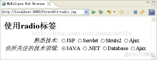 Struts2 表单和非表单标签_表单标签_03