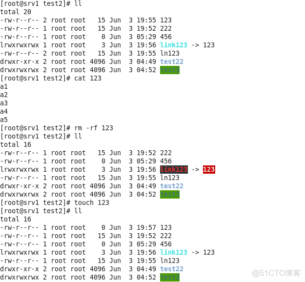linux常用文件命令_硬链接_73